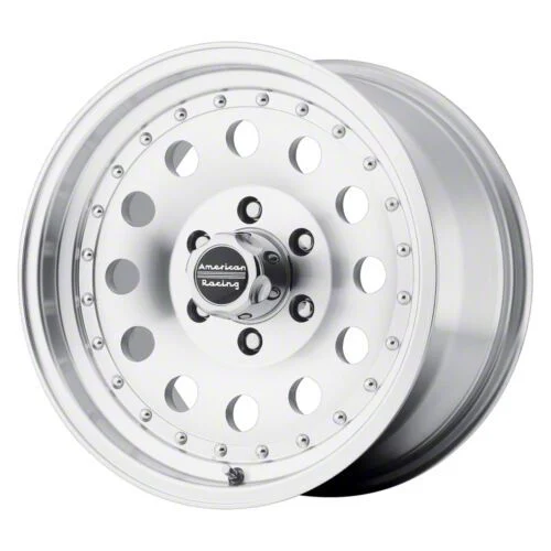 American Racing AR62 Outlaw II Machined 6-Lug Wheel; 17x8; 18mm Offset (15-20 Yukon)