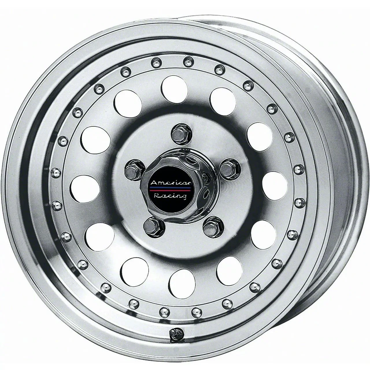 American Racing AR62 Outlaw II Machined 6-Lug Wheel; 17x8; 30mm Offset (15-20 Yukon)