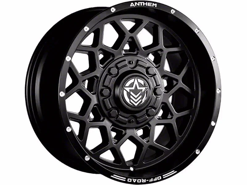 Anthem Off-Road Avenger Satin Black 6-Lug Wheel; 20x9; 0mm Offset (07-13 Sierra 1500)