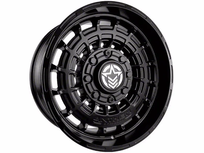 Anthem Off-Road Viper Satin Black 6-Lug Wheel; 17x9; -12mm Offset (07-13 Sierra 1500)