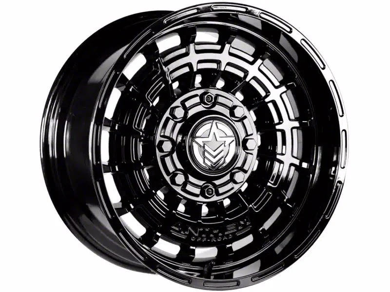 Anthem Off-Road Viper Gloss Black 6-Lug Wheel; 17x9; -12mm Offset (14-18 Sierra 1500)