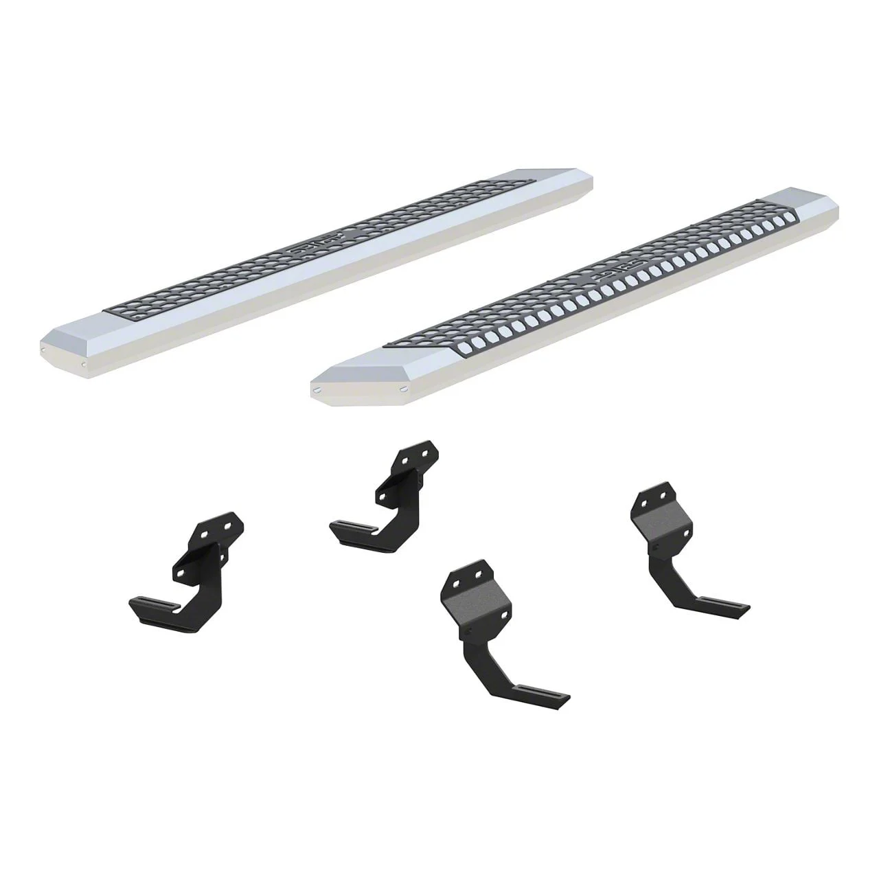 AdvantEDGE 5.50-Inch Side Step Bars; Chrome (15-26 F-150 SuperCab)