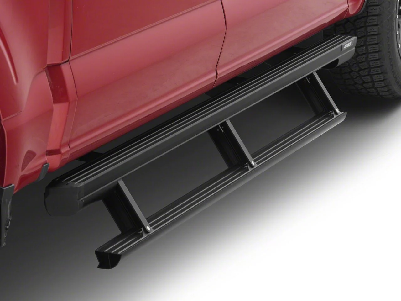 ActionTrac Powered Running Boards; Carbide Black (15-26 F-150 SuperCrew)