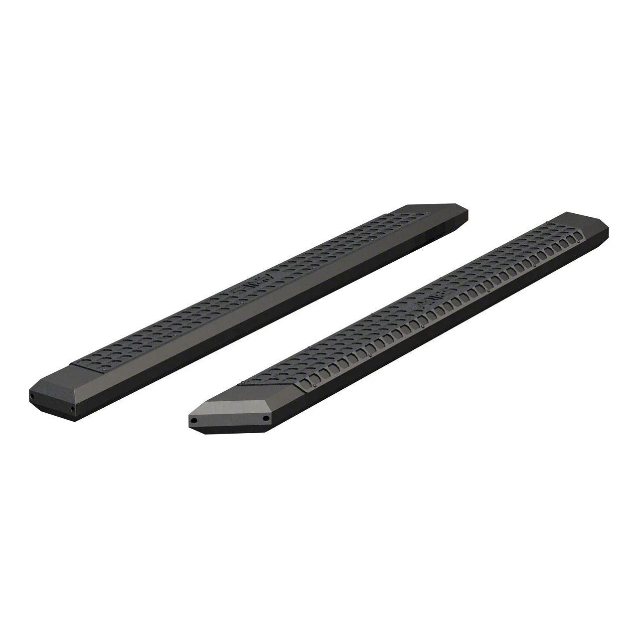 AdvantEDGE 5.50-Inch Side Step Bars without Mounting Brackets; Carbide Black (09-18 RAM 1500 Crew Cab)