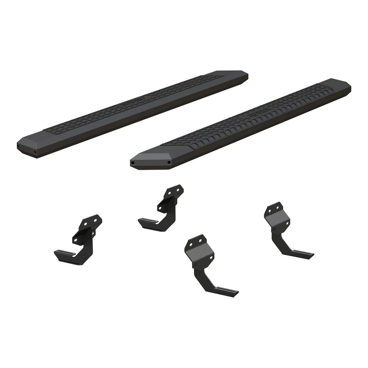 AdvantEDGE 5.50-Inch Side Step Bars; Carbide Black (17-26 F-250 Super Duty SuperCab)