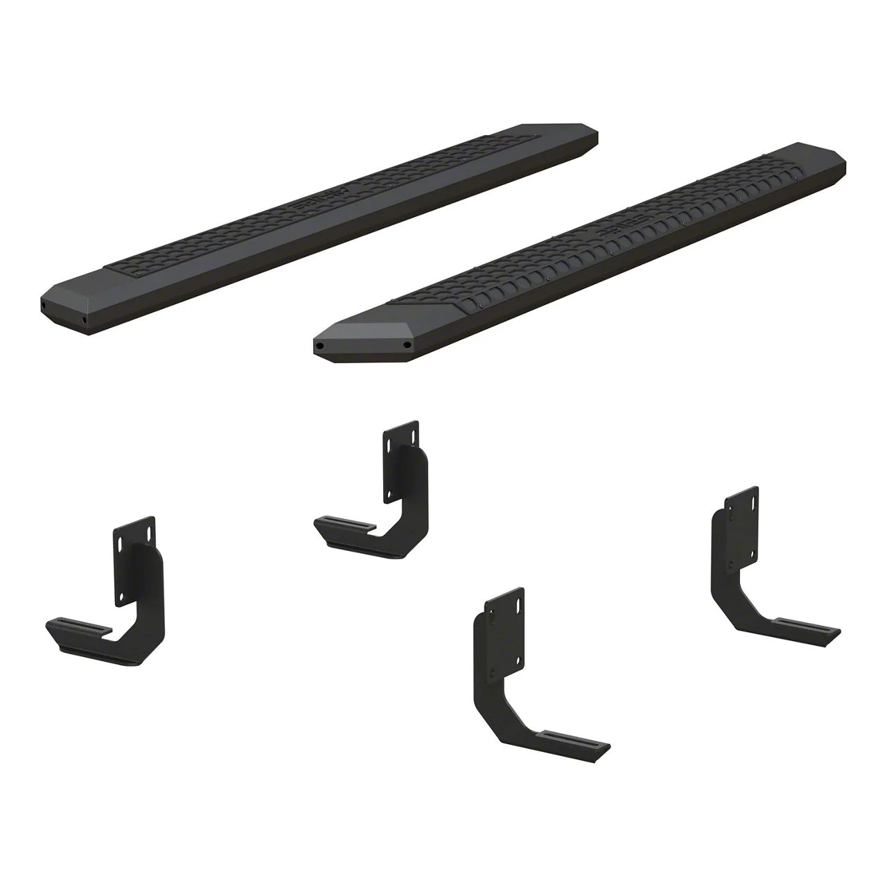 AdvantEDGE 5.50-Inch Side Step Bars; Carbide Black (11-16 F-250 Super Duty SuperCab)