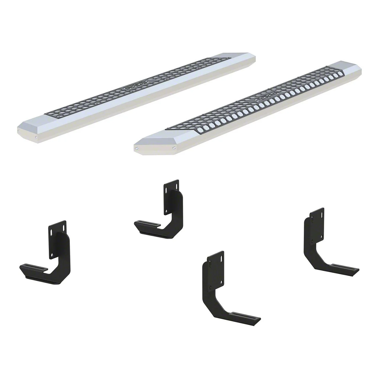 AdvantEDGE 5.50-Inch Side Step Bars; Chrome (11-16 F-250 Super Duty SuperCab)
