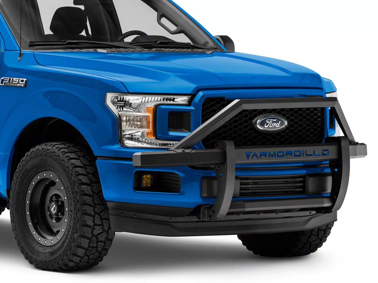 AR2 Pre-Runner Grille Guard; Matte Black (15-20 F-150, Excluding Raptor)