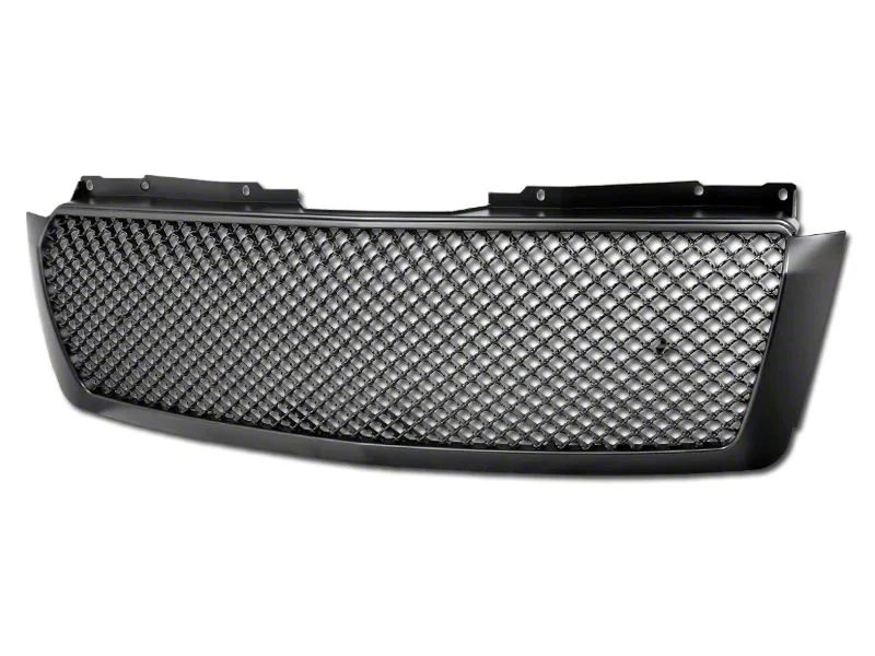 Mesh Upper Replacement Grille; Matte Black (07-14 Tahoe)