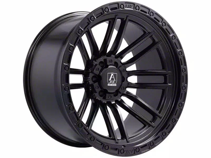 Axe Wheels Icarus Satin Black 6-Lug Wheel; 20x9.5; 15mm Offset (15-20 Yukon)
