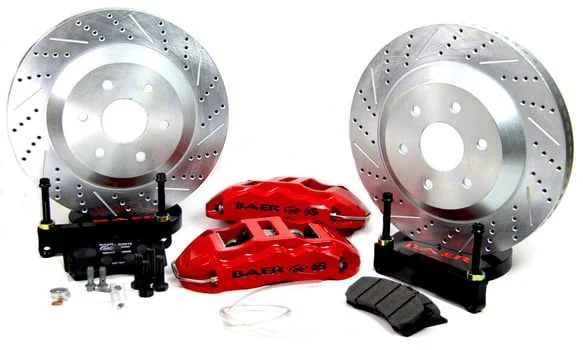 Baer Extreme Front Big Brake Kit with 15-Inch Rotors; Silver Calipers (09-18 F-150)