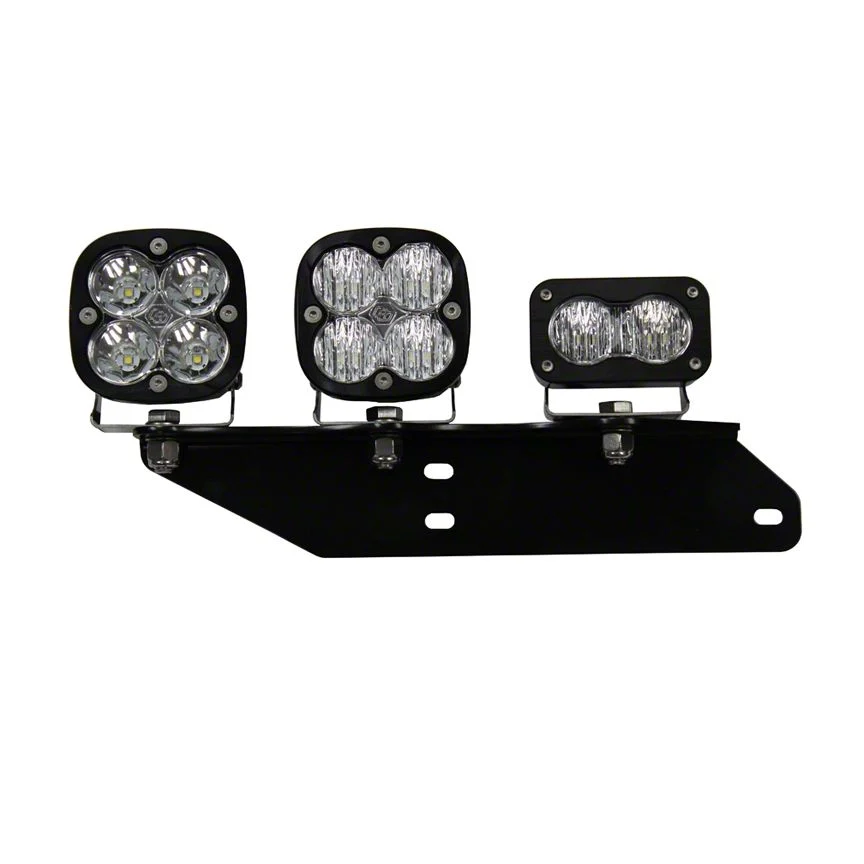 Baja Designs Squadron/S2 SAE LED Fog Light Pocket Kit; Clear (17-20 F-150 Raptor)