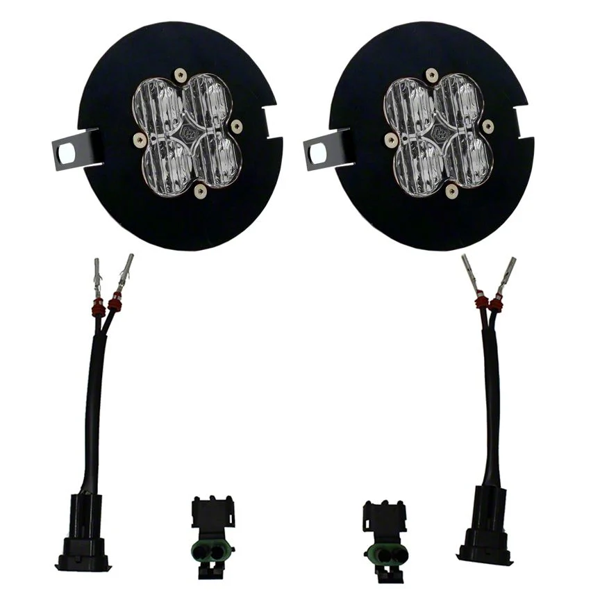 Baja Designs Squadron SAE LED Fog Light Pocket Kit; Clear (06-14 F-150, Excluding Raptor)
