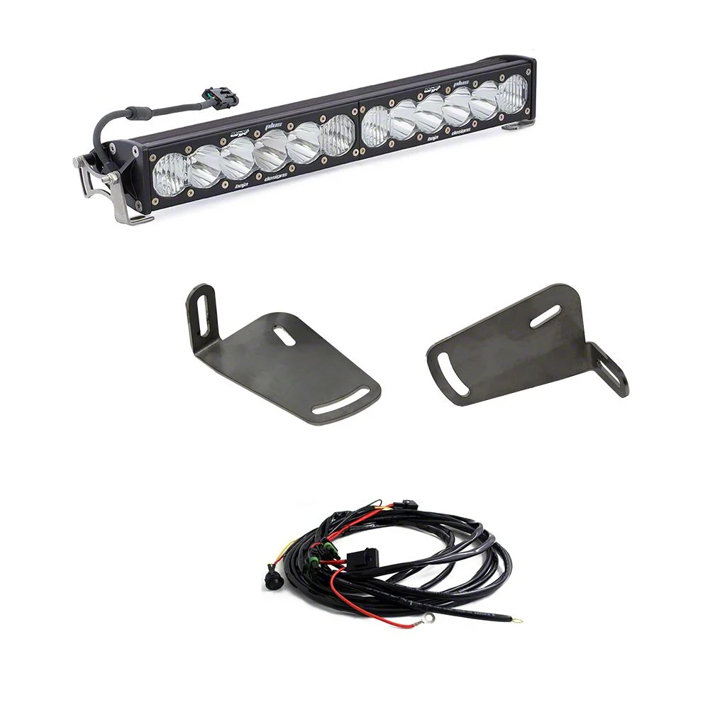 Baja Designs 20-Inch OnX6+ LED Light Bar with Lower Grille Mounting Brackets (19-24 RAM 1500 Rebel)