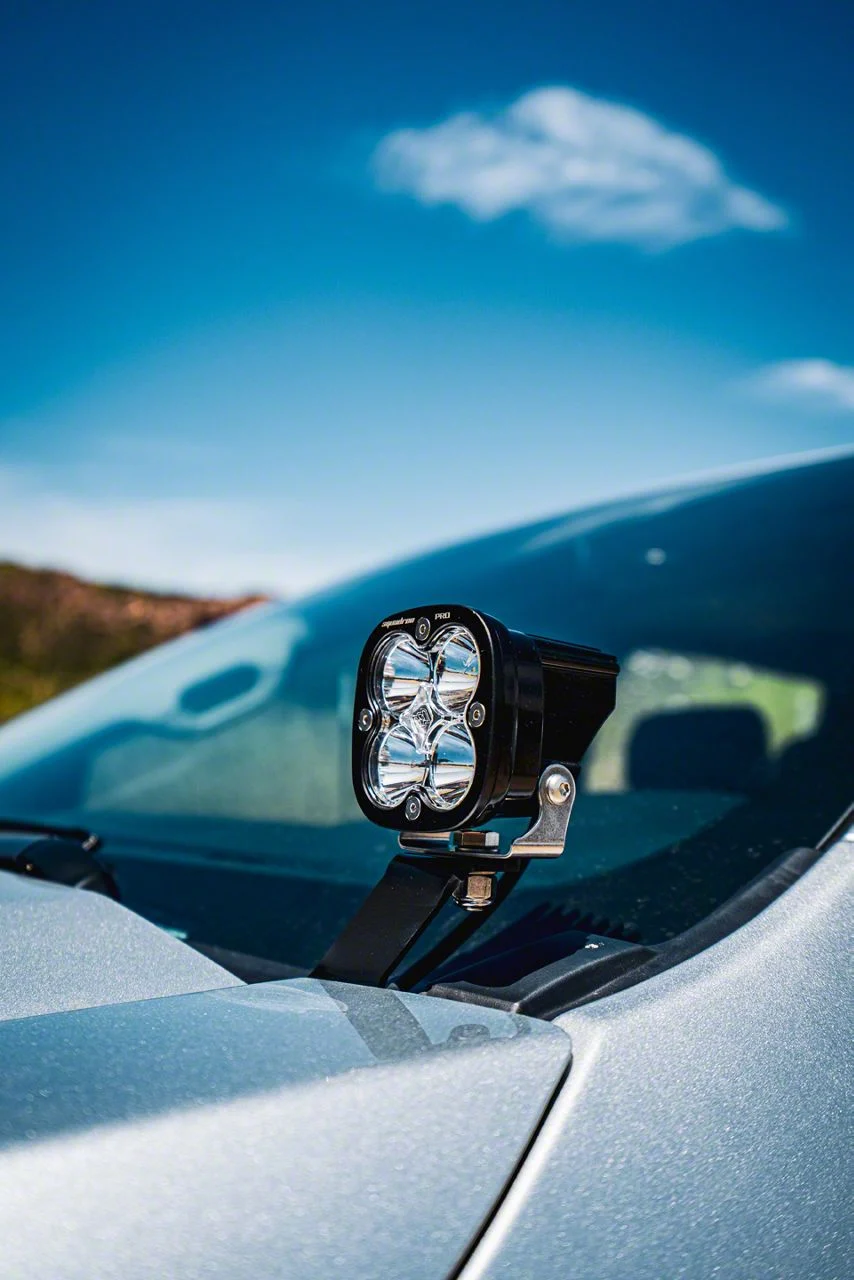 Baja Designs Squadron Sport LED Lights with A-Pillar Mounting Brackets (19-23 Ranger)