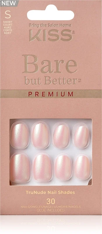 KISS Bare But Better Premium Unghie finte Mocha 30 pezzi