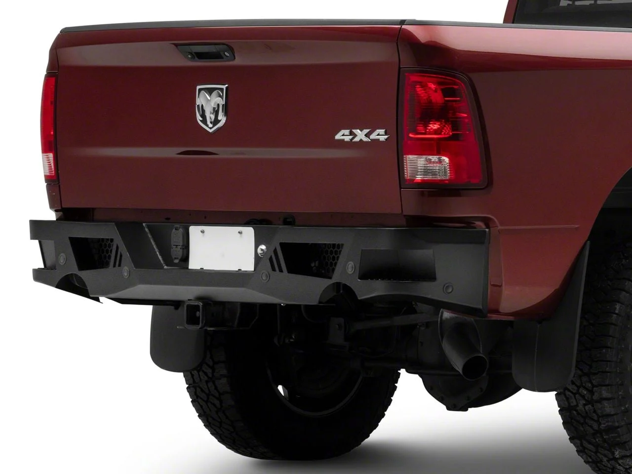 Barricade Extreme HD Rear Bumper; Textured Black (10-26 RAM 2500)