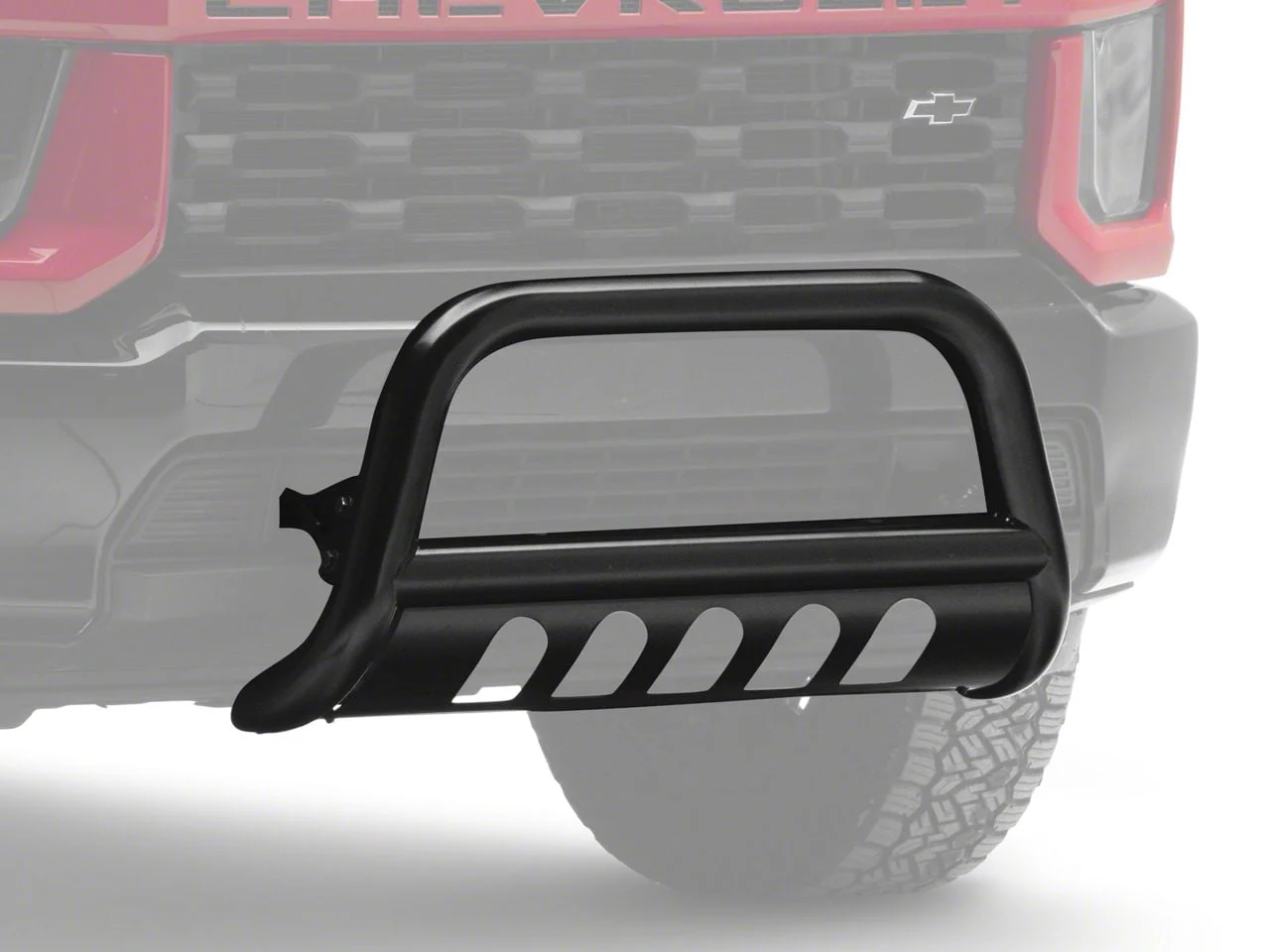 Barricade 3-Inch Bull Bar; Black (20-26 Silverado 3500 HD)