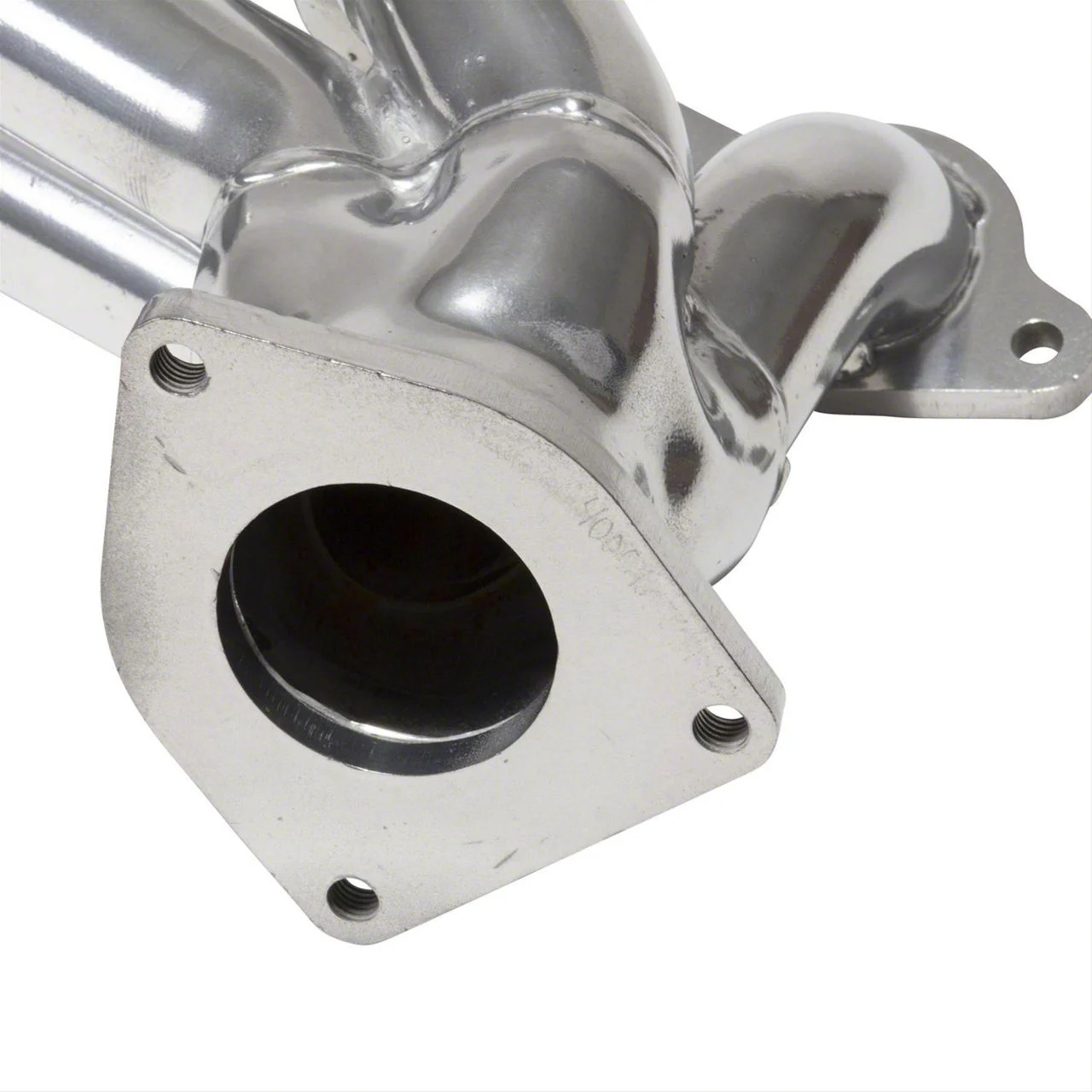 BBK 1-3/4-Inch Tuned Length Shorty Headers; Polished Silver Ceramic (07-13 4.8L, 5.3L Tahoe)