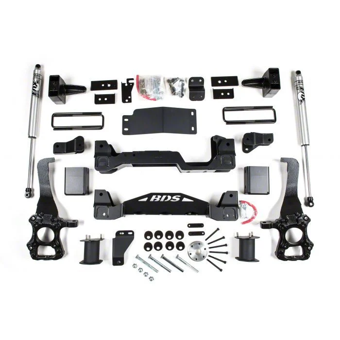 BDS 6-Inch Suspension Lift Kit with FOX 2.0 Performance Shocks (15-20 4WD F-150 SuperCab, SuperCrew, Excluding Raptor)