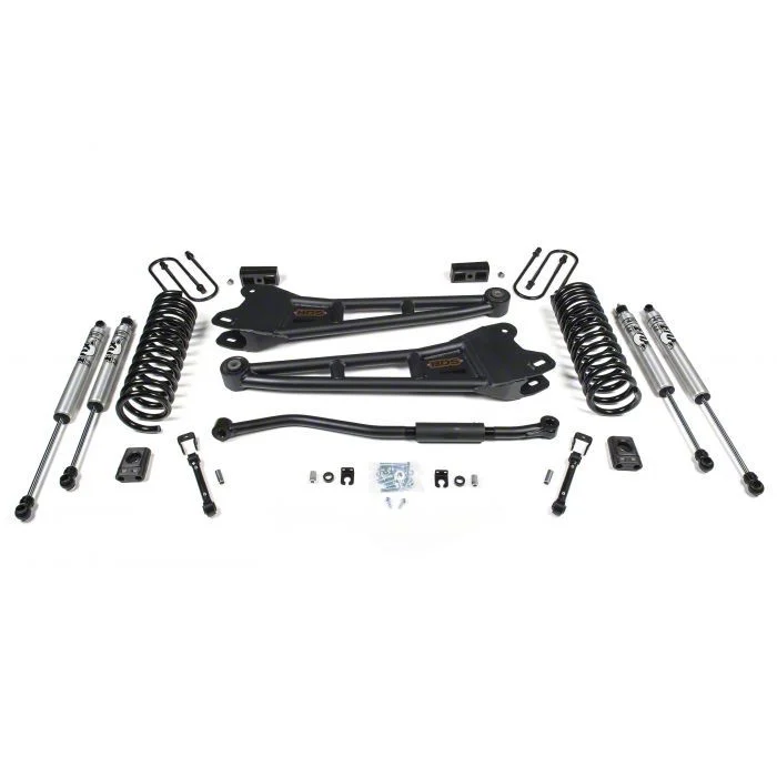 BDS 3-Inch Radius Arm Suspension Lift Kit with FOX 2.0 Performance Shocks (19-24 4WD 6.7L RAM 3500 w/ Factory Overload Springs & w/o Air Ride)
