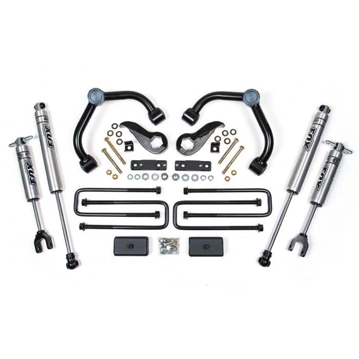 BDS 3-Inch Upper Control Arm Suspension Lift Kit with FOX 2.0 Performance Shocks (20-26 Silverado 2500 HD w/o Factory Overload Springs)