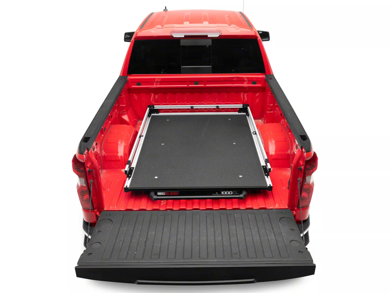 Bedslide 1000 Classic Bed Cargo Slide; Silver (19-26 Sierra 1500 w/ 5.80-Foot Short Box)