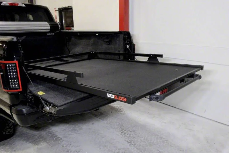 Bedslide 1000 Classic Bed Cargo Slide; Black (07-19 Silverado 3500 HD w/ 6.50-Foot Standard Box)