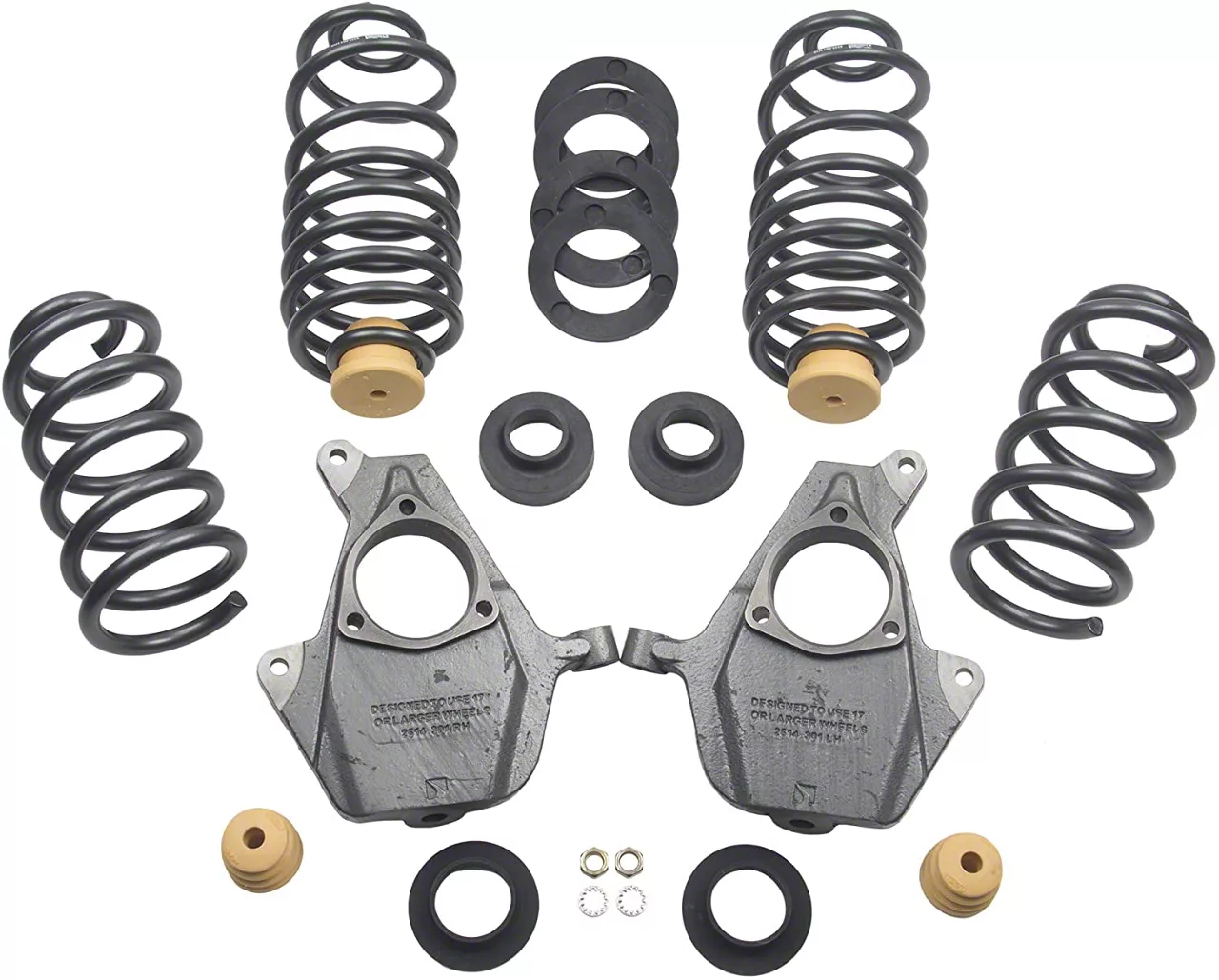 Belltech Lowering Kit with Street Performance Shocks; +1 to -3-Inch Front / 2-Inch Rear (15-20 F-150 SuperCab, SuperCrew, Excluding Raptor)