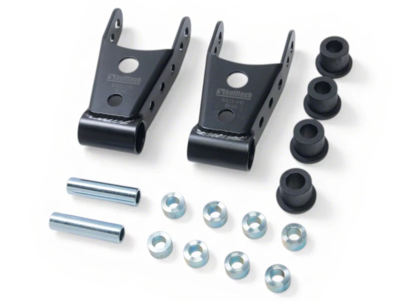 Belltech 1 to 2-Inch Drop Leaf Spring Shackles (15-20 4WD F-150 w/ Short Bed)