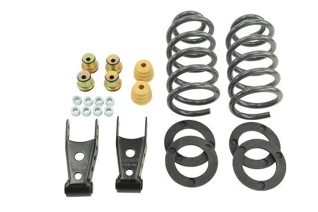 Belltech Lowering Kit; 1 to 2-Inch Front / 2 to 3-Inch Rear (14-18 2WD Sierra 1500 Regular Cab)
