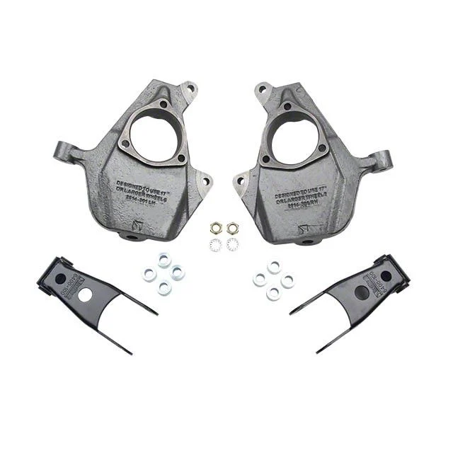 Belltech Lowering Kit; 2-Inch Front / 2 to 3-Inch Rear (16-18 2WD Silverado 1500 w/ Stock Cast Aluminum or Stamped Steel Control Arms)