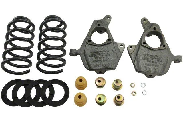 Belltech Lowering Kit; 3 to 4-Inch Front / 5 to 6-Inch Rear (14-16 2WD Silverado 1500 Regular Cab w/ Stock Cast Steel Control Arms)