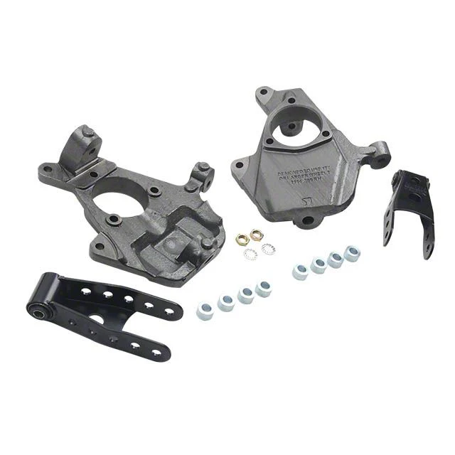 Belltech Lowering Kit with Street Performance Shocks; 2-Inch Front / 2 to 3-Inch Rear (16-18 2WD Silverado 1500 w/ Stock Cast Aluminum or Stamped Steel Control Arms)