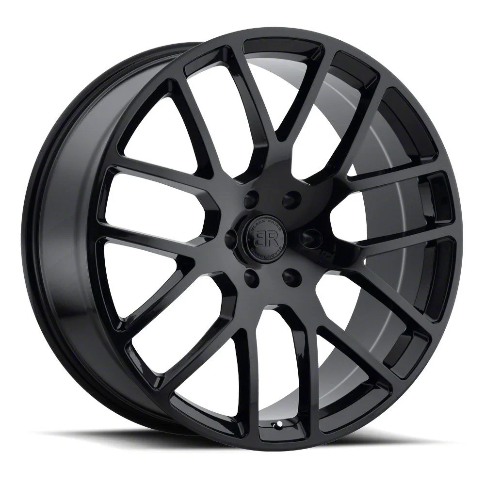 Black Rhino Kunene Gloss Black 5-Lug Wheel; 22x9.5; 20mm Offset (02-08 RAM 1500, Excluding Mega Cab)