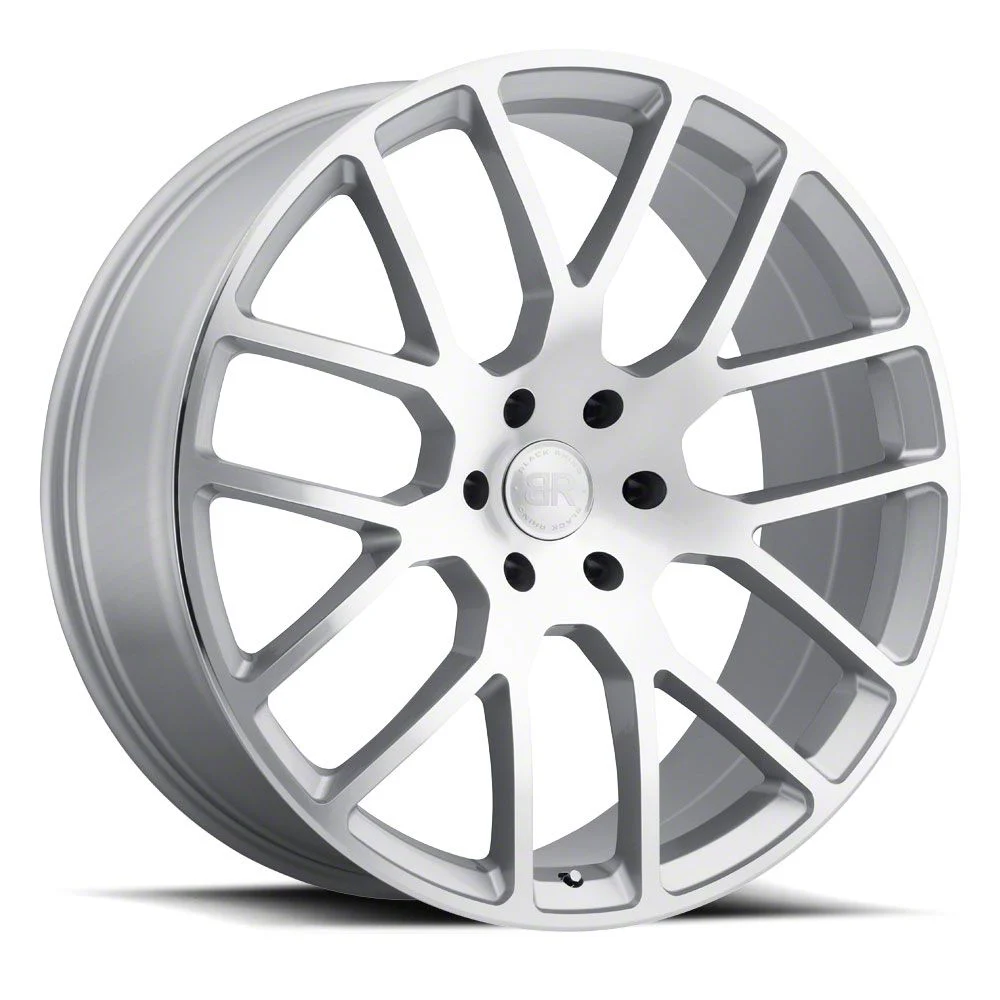 Black Rhino Kunene Silver 5-Lug Wheel; 22x9.5; 20mm Offset (02-08 RAM 1500, Excluding Mega Cab)