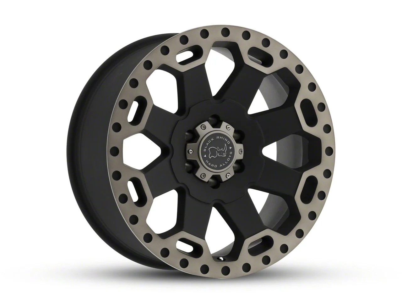 Black Rhino Warlord Matte Black with Machined Dark Tint Lip 5-Lug Wheel; 20x9; 0mm Offset (02-08 RAM 1500, Excluding Mega Cab)
