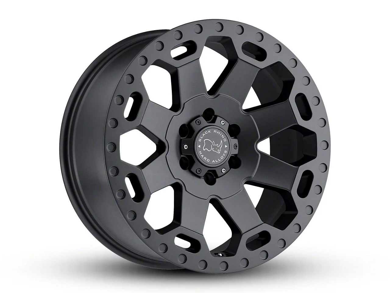 Black Rhino Warlord Matte Gunmetal 5-Lug Wheel; 17x9; 0mm Offset (02-08 RAM 1500, Excluding Mega Cab)