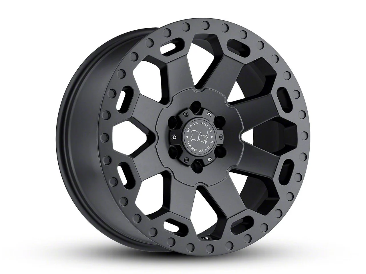 Black Rhino Warlord Matte Gunmetal 5-Lug Wheel; 18x9; 0mm Offset (02-08 RAM 1500, Excluding Mega Cab)