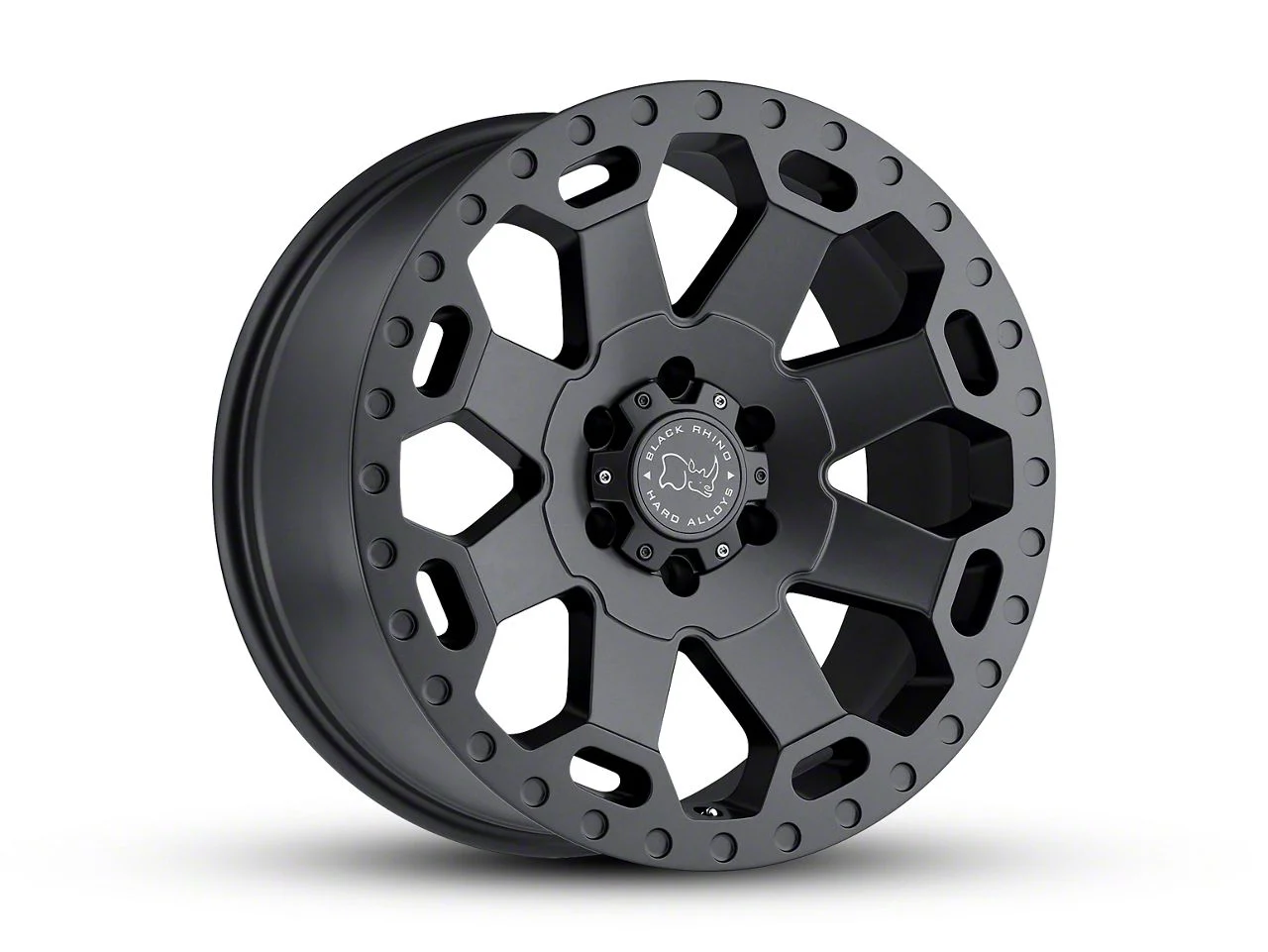 Black Rhino Warlord Matte Gunmetal 5-Lug Wheel; 20x9; 0mm Offset (02-08 RAM 1500, Excluding Mega Cab)