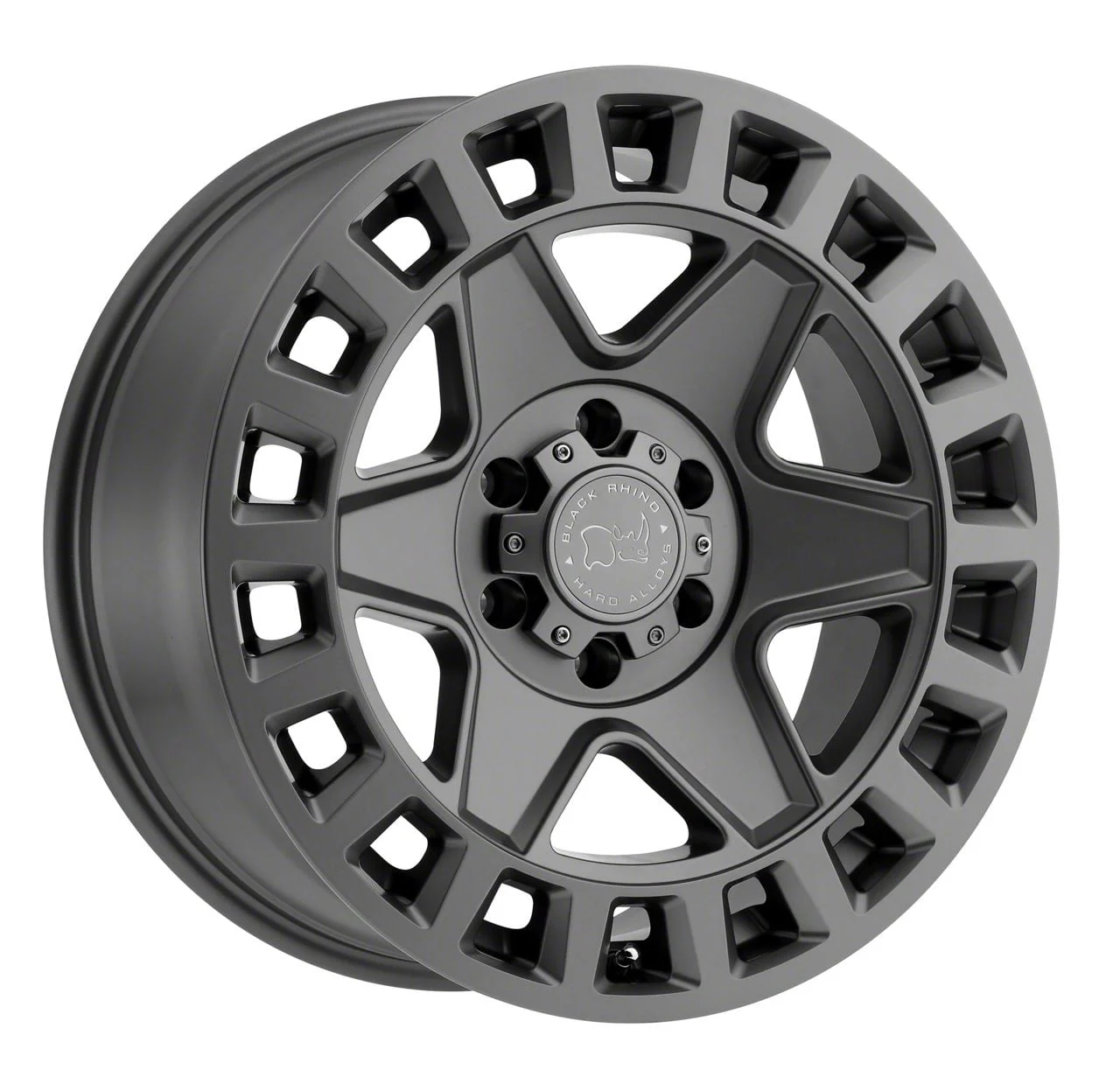 Black Rhino York Matte Gunmetal 5-Lug Wheel; 17x9; 0mm Offset (02-08 RAM 1500, Excluding Mega Cab)