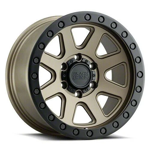 Black Rhino Baker Matte Bronze with Black Bolts 6-Lug Wheel; 18x9; 12mm Offset (07-13 Sierra 1500)