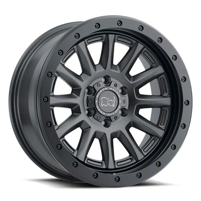 Black Rhino Dugger Gunblack 6-Lug Wheel; 18x8.5; 0mm Offset (07-13 Sierra 1500)