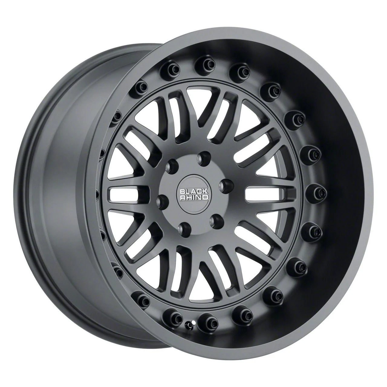 Black Rhino Fury Matte Gunmetal 6-Lug Wheel; 18x9.5; 12mm Offset (07-13 Sierra 1500)