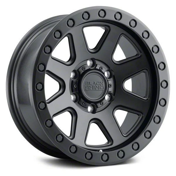 Black Rhino Baker Matte Black 6-Lug Wheel; 18x9; 12mm Offset (07-13 Silverado 1500)