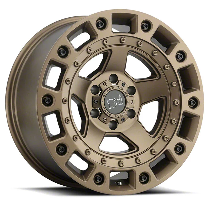 Black Rhino Cinco Bronze with Black Bolts 6-Lug Wheel; 17x9.5; 12mm Offset (07-13 Silverado 1500)