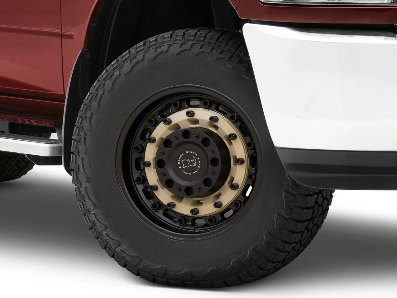 Black Rhino Arsenal Sand on Black 8-Lug Wheel; 18x9.5; 12mm Offset (10-18 RAM 2500)