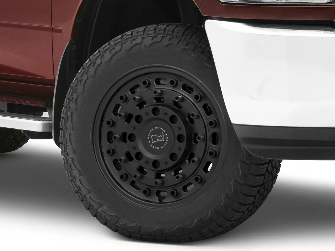 Black Rhino Arsenal Textured Matte Black 8-Lug Wheel; 20x12; -44mm Offset (10-18 RAM 3500 SRW)