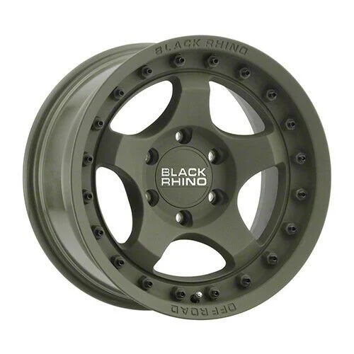 Black Rhino Bantam Olive Drab Green 6-Lug Wheel; 18x9; 12mm Offset (14-18 Silverado 1500)
