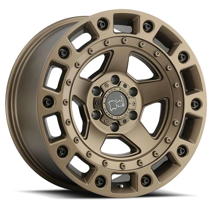 Black Rhino Cinco Bronze with Black Bolts 6-Lug Wheel; 17x9.5; 12mm Offset (14-18 Silverado 1500)